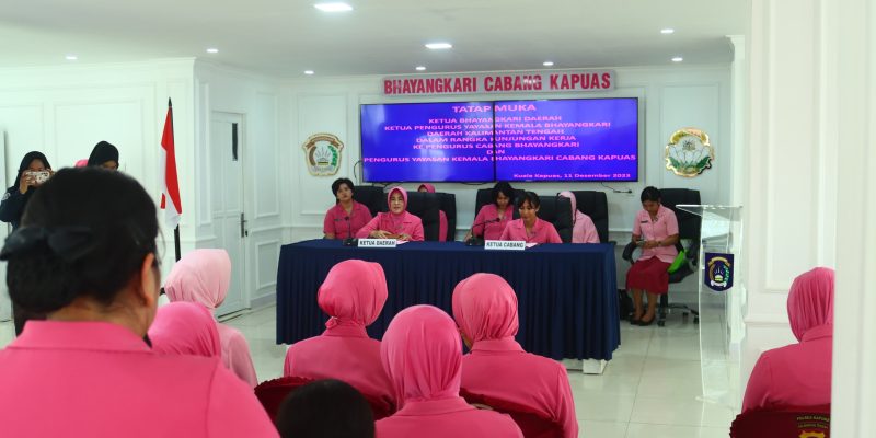 Ketua Bhayangkari Daerah Kalteng Tatap Muka Dengan Bhayangkari Kapuas