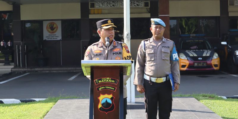 Jelang Nataru, Kapolres Batang Tekankan Kesiapsiagaan Anggota