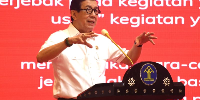 Kemenkumham Evaluasi 2023 dan Bangun Strategi 2024