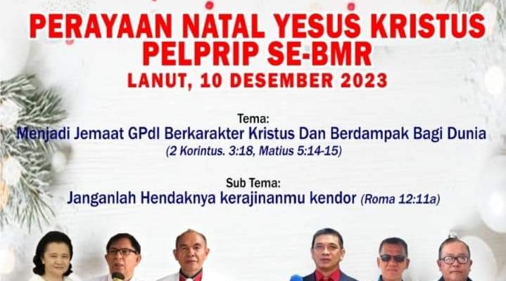 Perayaan Natal Pelprip GPdI Se – BMR Sukses, Pria Pantekosta Jangan Kendor dan Malas