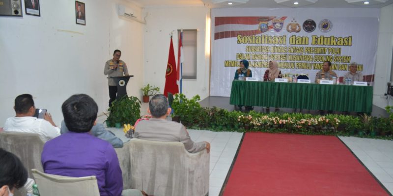 Menuju Pemilu Aman dan Damai, Korbinmas Baharkam Polri Gelar Operasi Nusantara Cooling Sistem di Unrika