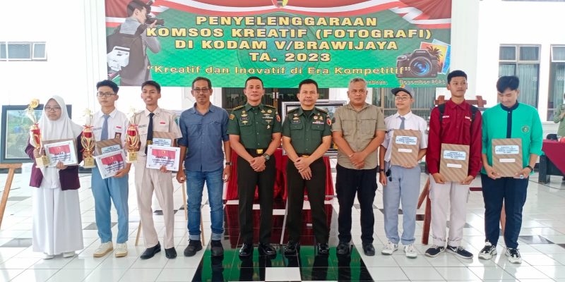 Fotografi tingkat Kodam V, Siswa SMKN 1 PRAJEKAN Perwakilan Kodim 0822 Raih Juara 2