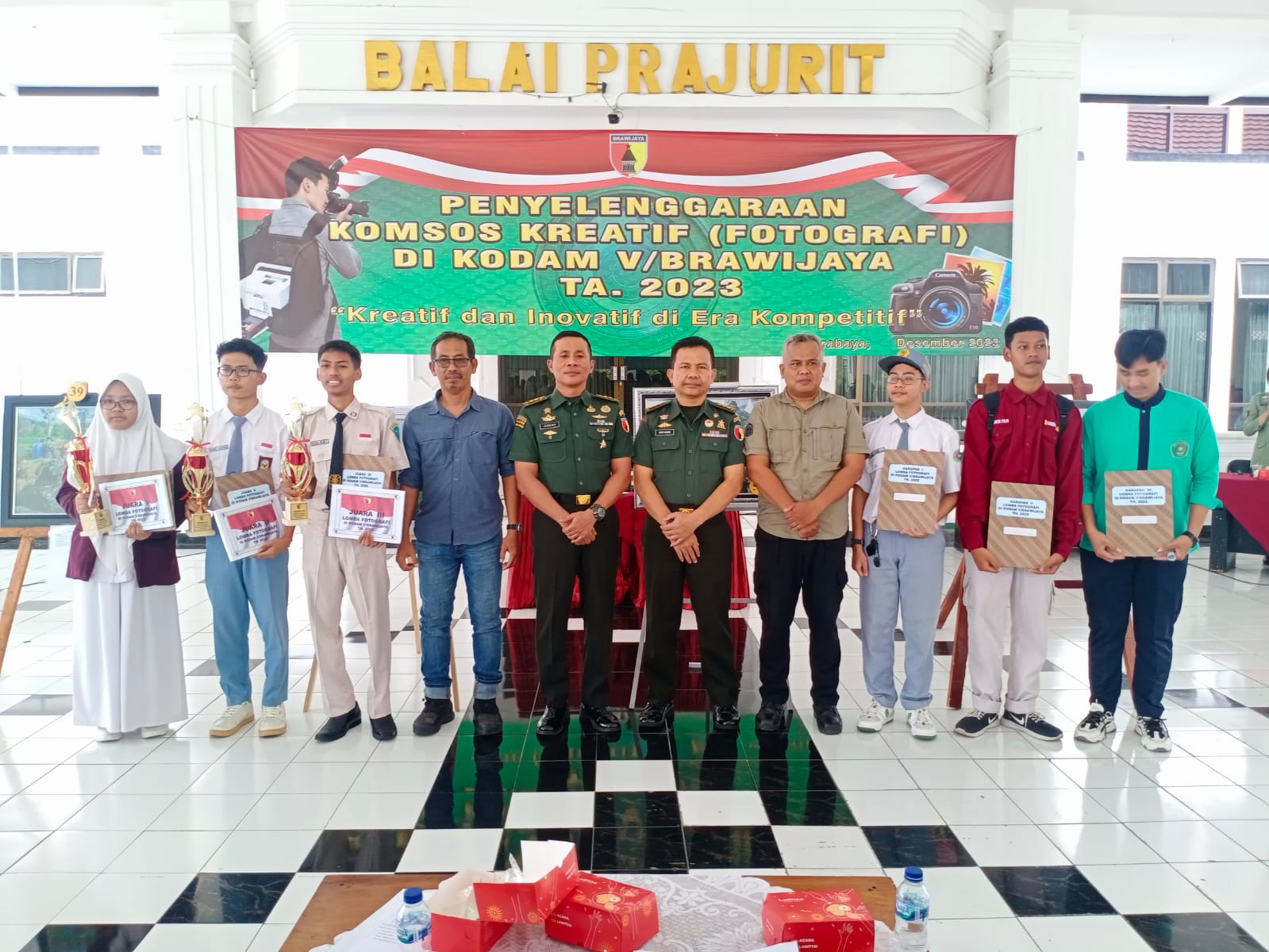 Fotografi tingkat Kodam V, Siswa SMKN 1 PRAJEKAN Perwakilan Kodim 0822 Raih Juara 2