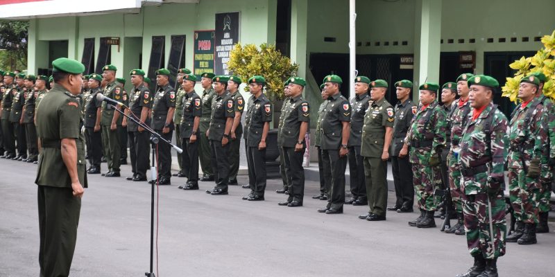Kodim 0822 Bondowoso Laksanakan Upacara Peringatan Hari Juang TNI AD Tahun 2023
