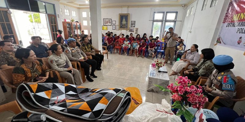 Melalui Minggu Kasih, Polda Kalteng Salurkan Tali Asih di Panti Asuhan