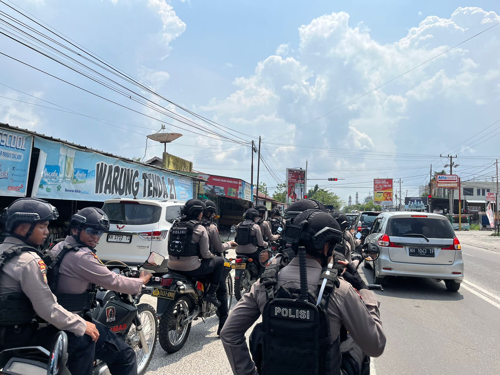 Satgas OMB Telabang Polda Kalteng Patroli Dialogis