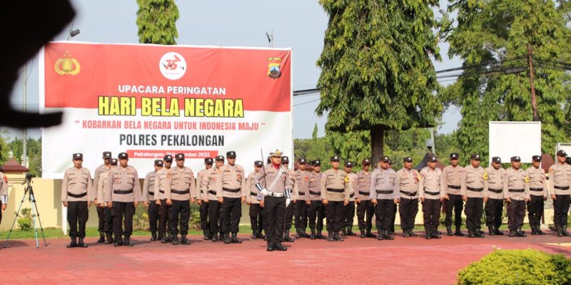 Upacara Peringatan Hari Bela Negara ke-75 Tahun 2023 Digelar, Wakapolres Pekalongan Tekankan Hal Ini
