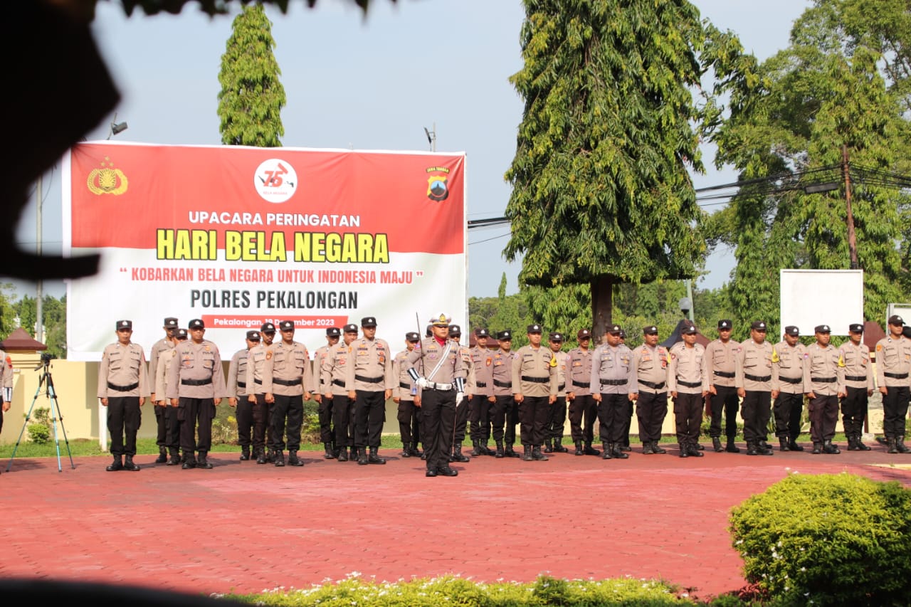 Upacara Peringatan Hari Bela Negara ke-75 Tahun 2023 Digelar, Wakapolres Pekalongan Tekankan Hal Ini