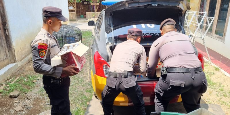 Jelang Nataru, Polres Pekalongan Gelar Razia Miras