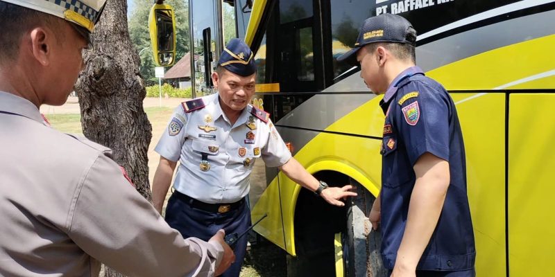 Jelang Nataru, Dinas Perhubungan dan Satlantas Cek Kelayakan Kendaraan