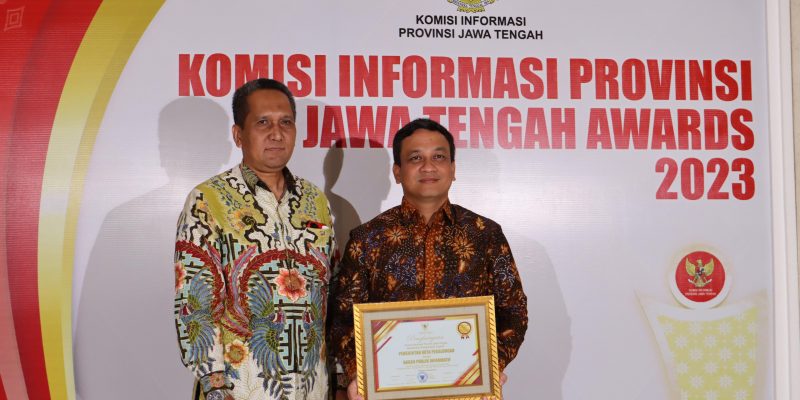 Kota Pekalongan Raih Prestasi Penghargaan Keterbukaan Informasi Publik 2023