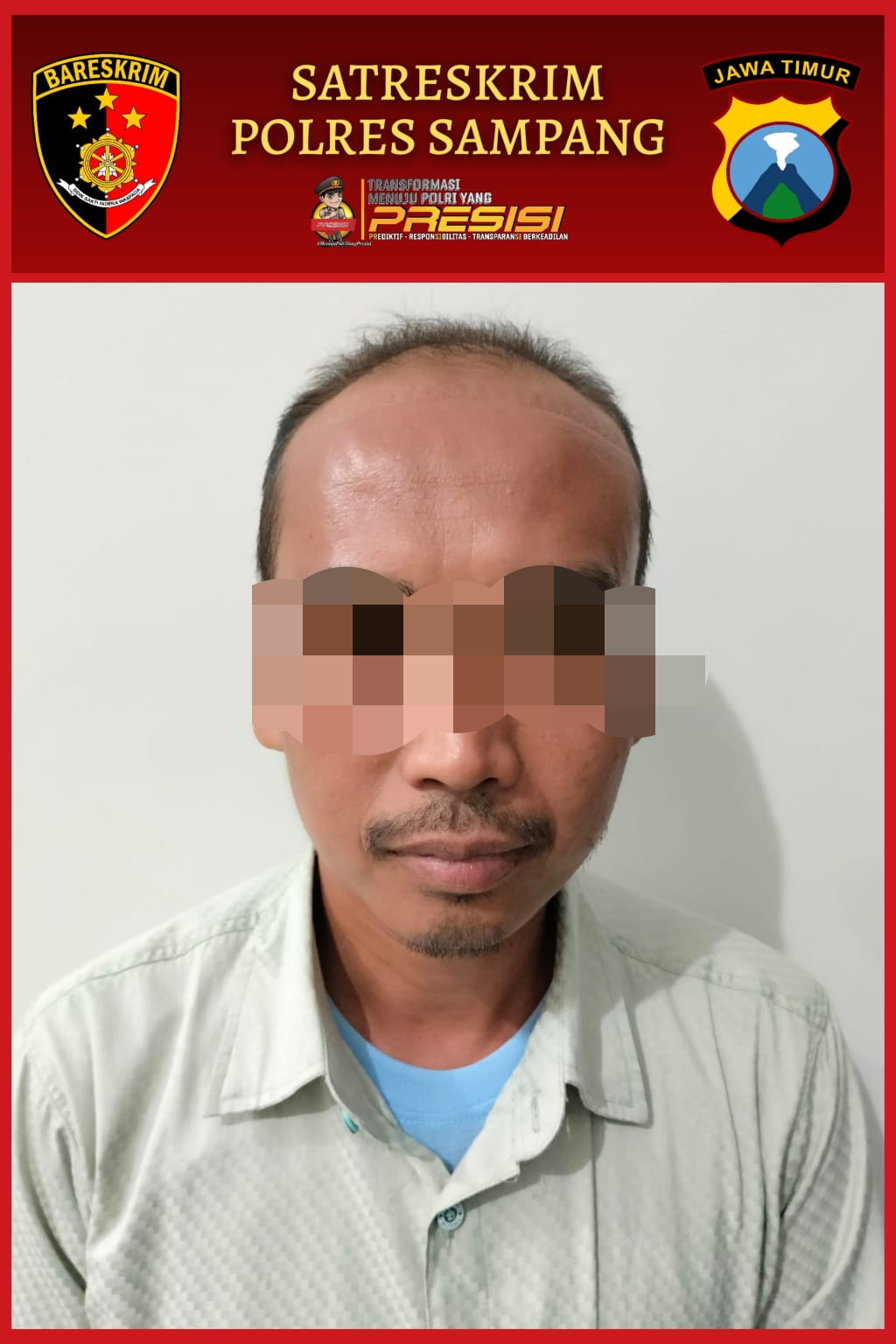 Polres Sampang Kembali Amankan Pelaku Phedofilia TKP Robatal Kabupaten Sampang