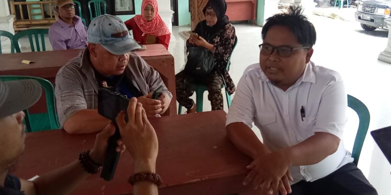 Ukur Tanah Diduga Berdalih Program PTSL di Desa Mojopilang Kemlagi, Biaya Ukur Dikeluhkan Pemohon