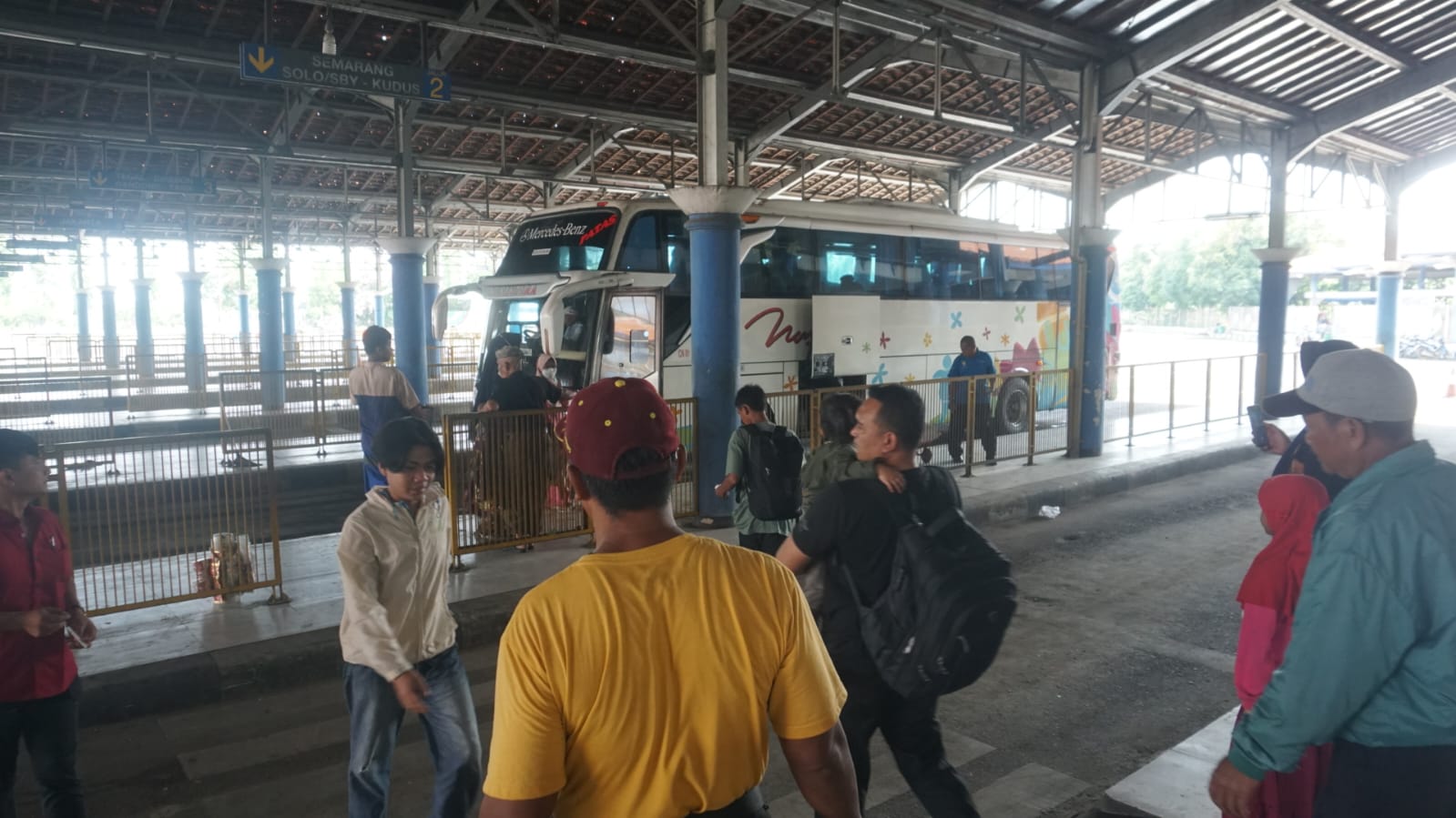 Terminal Tipe A Pekalongan Alami Lonjakan Penumpang Saat Libur Nataru