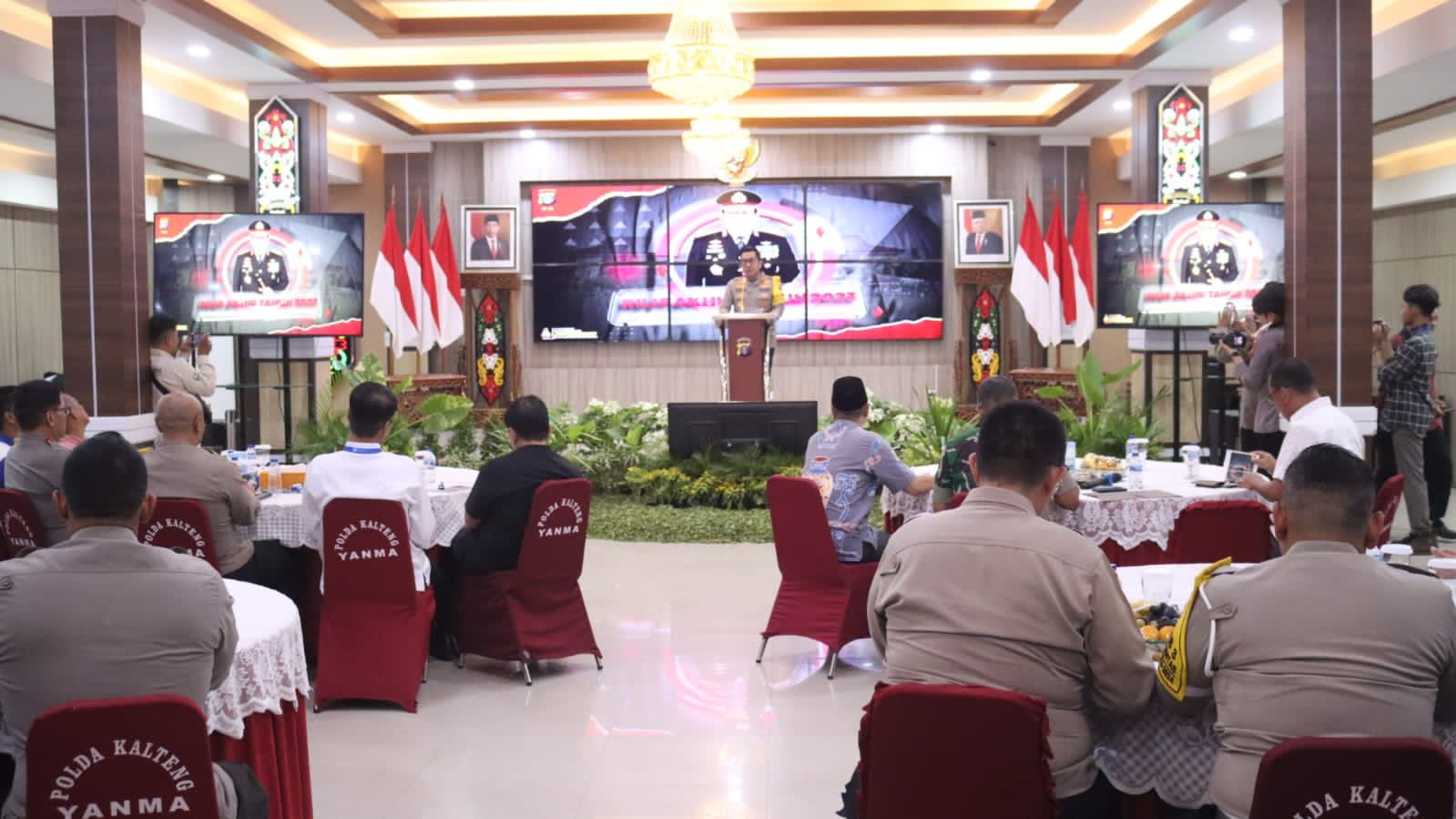 Kapolda Kalteng Paparkan Kinerja Dan Pencapaian Selama Tahun 2023 Pada Gelar Rilis Akhir Tahun