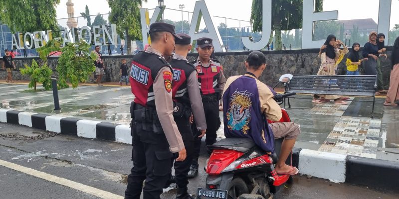 Patroli Kota, Anggota Samapta Polres Pekalongan Antisipasi Kriminalitas