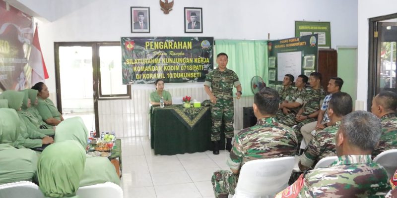 Kunjungan Kerja Dandim 0718/Pati Ke Koramil Jajaran