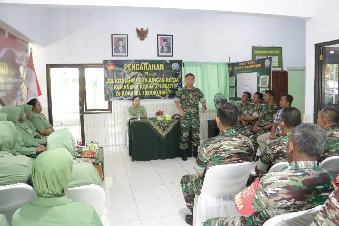 Kunjungan Kerja Dandim 0718/Pati Ke Koramil Jajaran