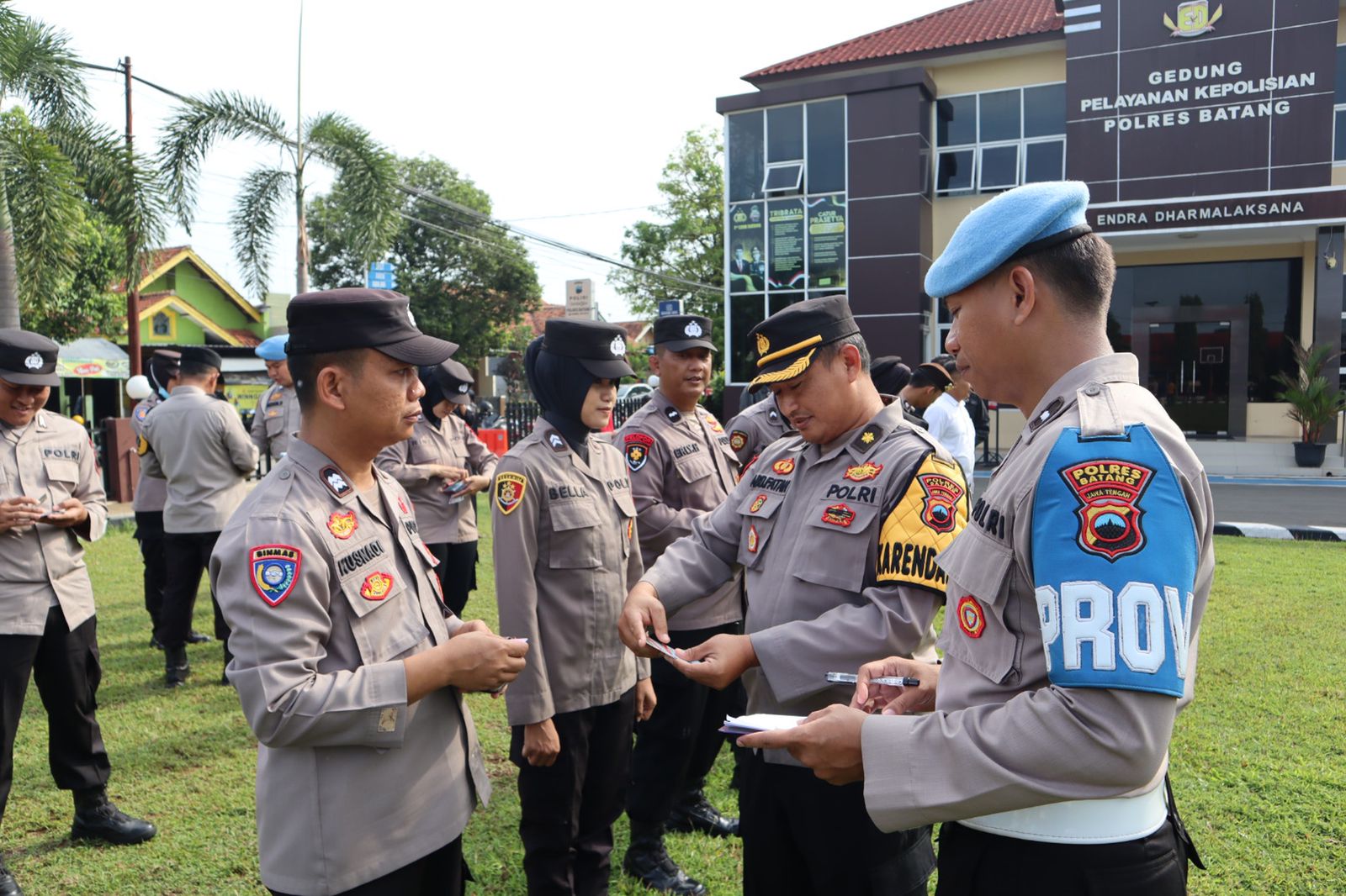 Mendadak, Kelengkapan Anggota Polres Batang Diperiksa