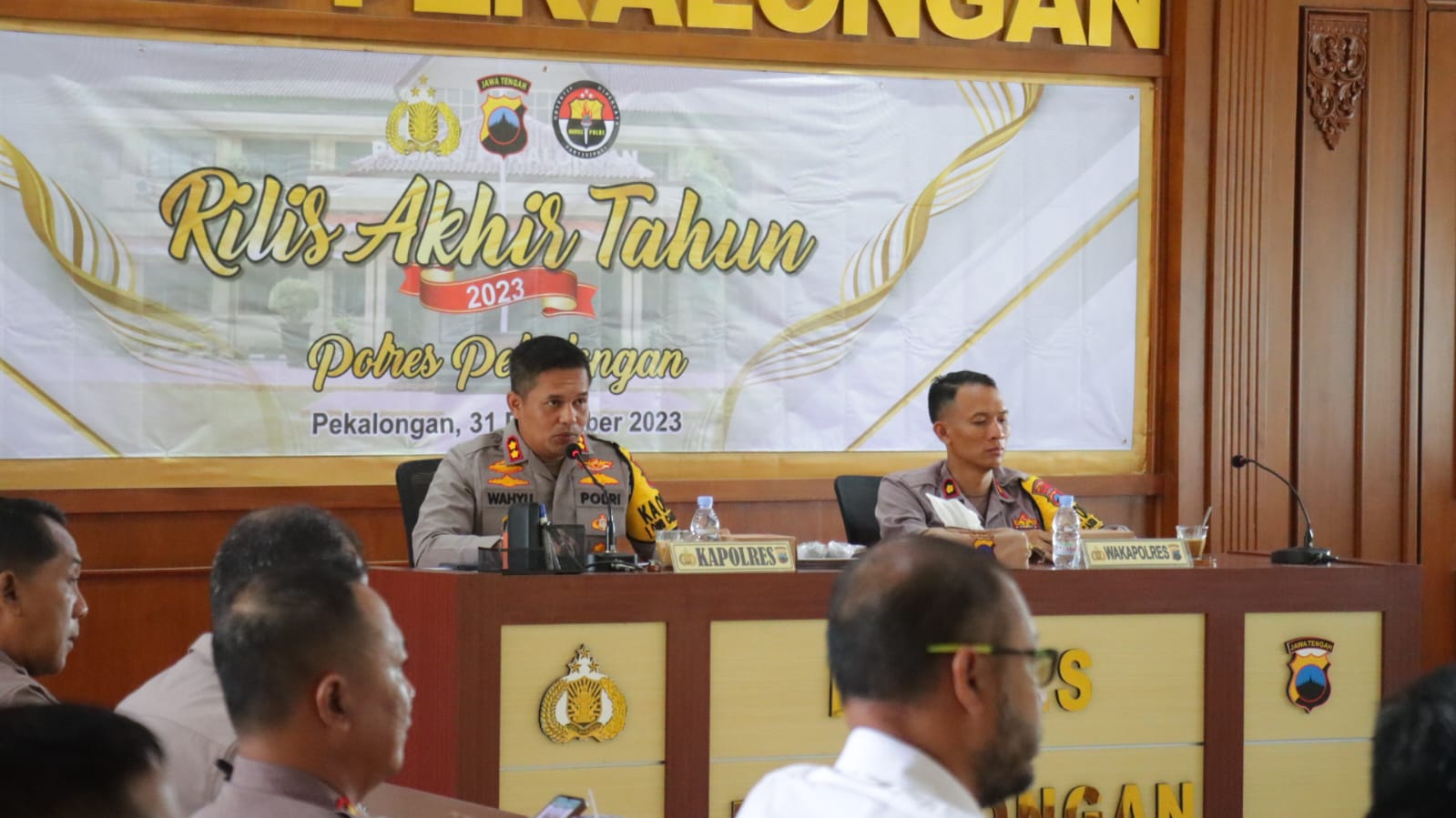 Polres Pekalongan Gelar Konferensi Pers Akhir Tahun 2023