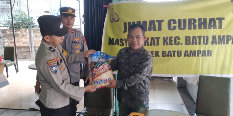 Polsek Batu Ampar Gelar Jum’at Curhat Bersama Warga Komplek Tanjung Pantun-Batam