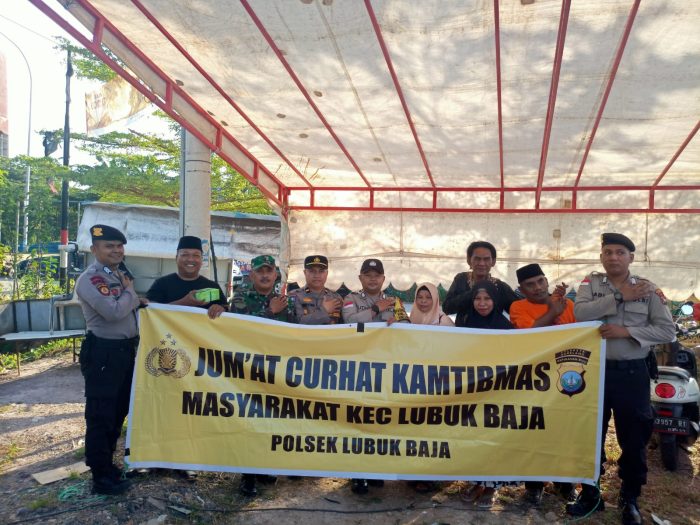 Polsek Lubuk Baja Melaksanakan Jum’at Curhat di Bukit Timur Lubuk Baja Batam