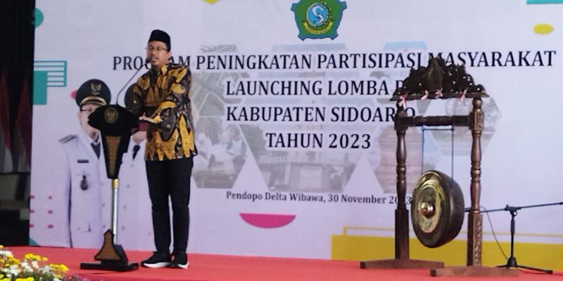 Bupati Gus Muhdlor Luncurkan Lomba Jimpitan Antar RT Berhadiah Ratusan Juta