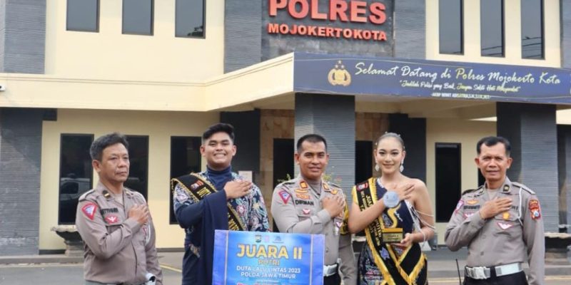 Duta Lalu Lintas Polres Mojokerto Kota Raih Juara Dua Tingkat Polda Jatim