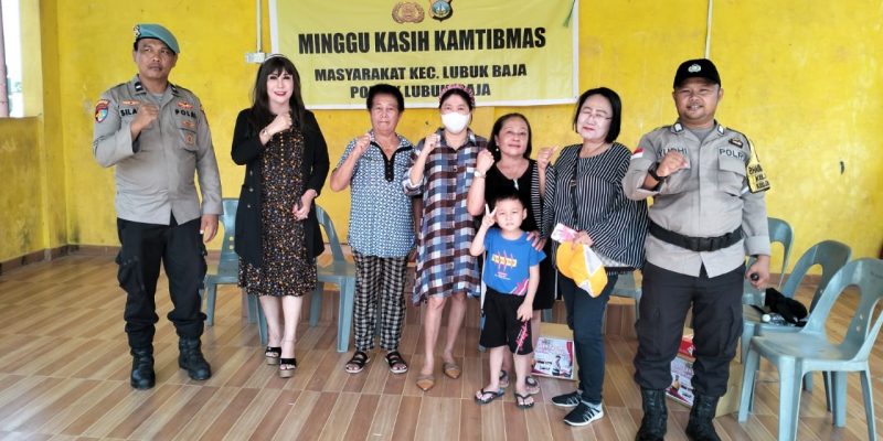 Polsek Lubuk Baja Gelar Minggu Kasih Kamtibmas di Fasum Kampung Nelayan