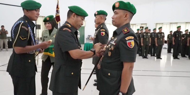 Danrem 084/BJ Pimpin Serah Terima Jabatan Dandim 0829/Bangkalan dan Dandim 0831/Surabaya Timur