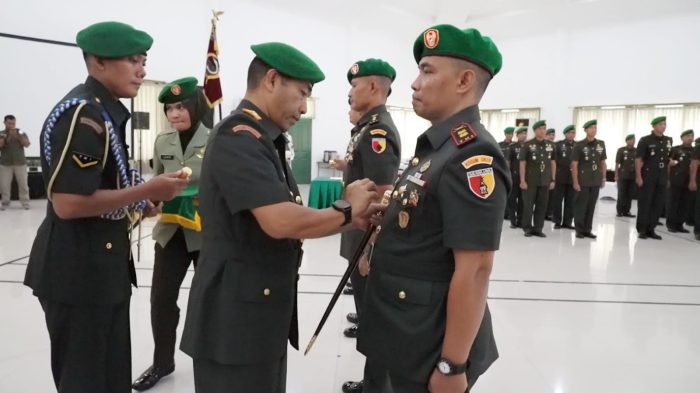 Danrem 084/BJ Pimpin Serah Terima Jabatan Dandim 0829/Bangkalan dan Dandim 0831/Surabaya Timur