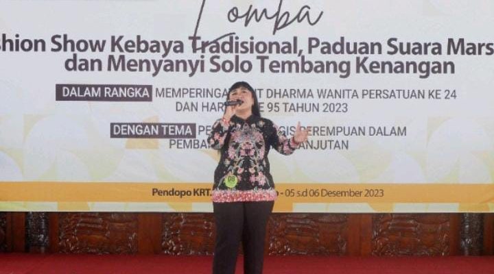 Dalam Memperingati Hut Ke 24 Ibu Ibu Dharma Wanita Rumah Sakit Daerah Kertosono Turut Berpartisipasi Ikut Berbagi Lomba