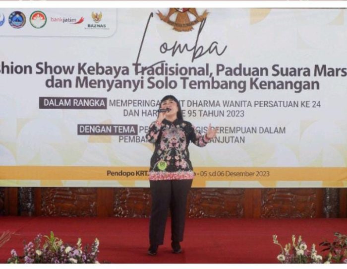 Dalam Memperingati Hut Ke 24 Ibu Ibu Dharma Wanita Rumah Sakit Daerah Kertosono Turut Berpartisipasi Ikut Berbagi Lomba