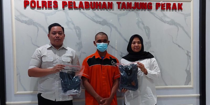 Polres Tanjungperak Berhasil Amankan Tersangka Begal Payudara yang Bikin Resah Masyarakat