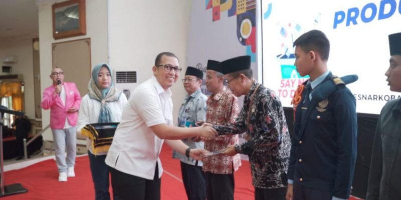 Hari ke Tiga Road Show Generasi Emas Produktif Tanpa Narkoba Digelar Polda Jatim di Magetan