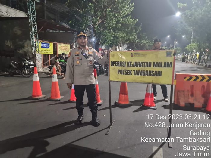Kapolsek Tambak Sari Polrestabes Surabaya Pimpin Langsung Patroli Parajoyo Presisi Demi Situasi Kamtibmas Dan Amankan Puluhan Motor Knalpot Brong
