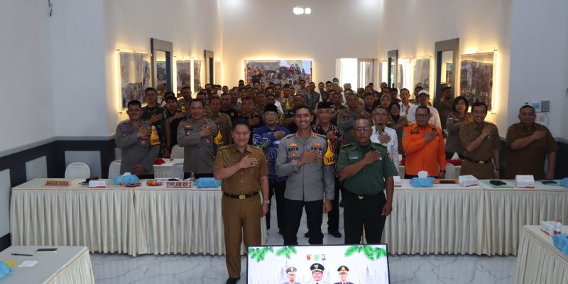 Jelang Pengamanan Operasi Lilin Semeru 2023, Polres Pasuruan Gelar Koordinasi Lintas Sektoral