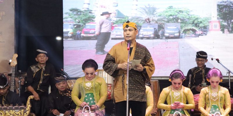 Untuk Pemilu Damai Polres Lamongan Gelar Malam Bulan Bakti Budaya Nusantara