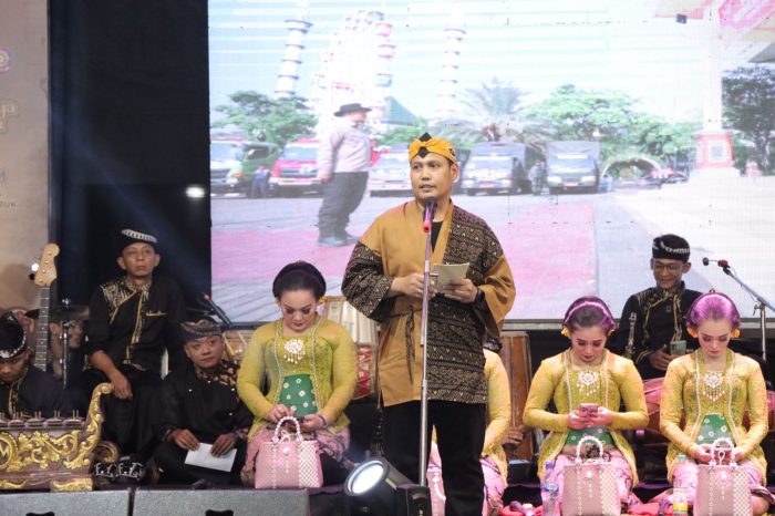 Untuk Pemilu Damai Polres Lamongan Gelar Malam Bulan Bakti Budaya Nusantara