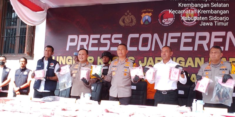 Jelang Nataru Kapolda Jatim Pimpin Rilis Ungkap Kasus Narkoba Jaringan Antar Provinsi Dan Amankan 144 Kilogram Sabu