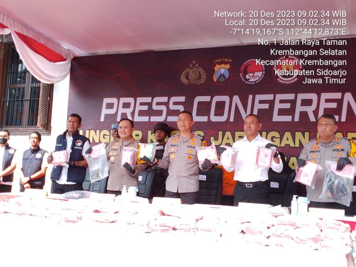 Jelang Nataru Kapolda Jatim Pimpin Rilis Ungkap Kasus Narkoba Jaringan Antar Provinsi Dan Amankan 144 Kilogram Sabu