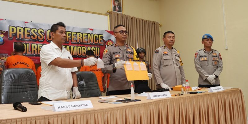 Satresnarkoba Polres Kotamobagu Ungkap Jaringan Pengedar Sabu