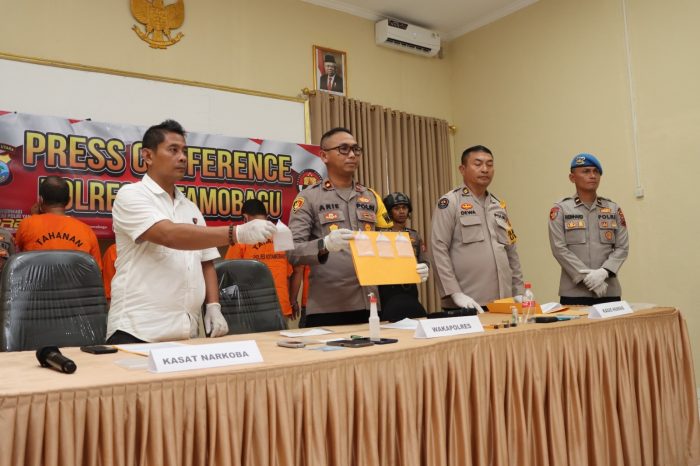 Satresnarkoba Polres Kotamobagu Ungkap Jaringan Pengedar Sabu
