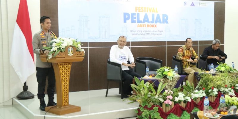 Cegah Hoax Kapolres Bojonegoro Sampaikan Pentingnya Literasi Di Era Digital