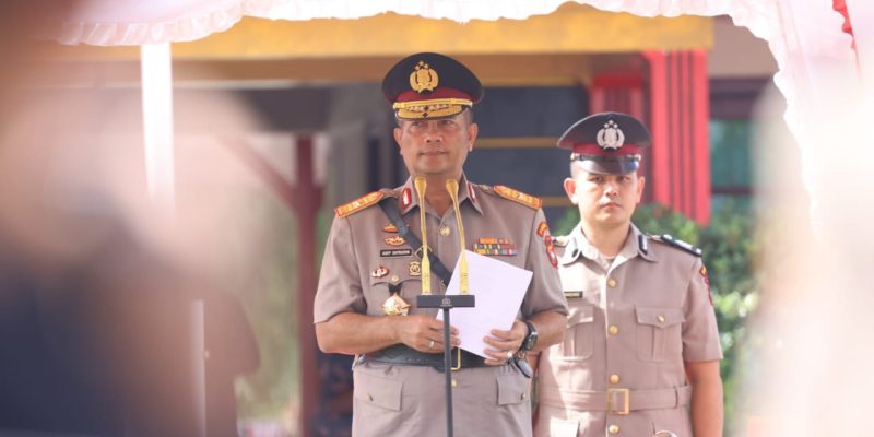 Wakapolda Kepri Brigjen Pol Asep Safrudin Memimpin Upacara Penutupan Pendidikan Pembentukan Bintara Polri
