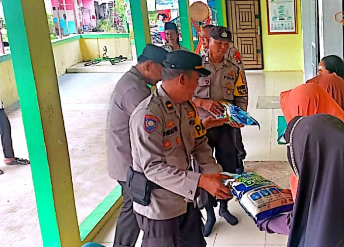Kembali, Polsek Sei Beduk Gelar Minggu Kasih dan Bansos Bersama Masyarakat Sungai Daun-Batam