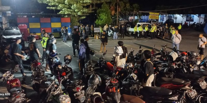 Respon Cepat Aduan Masyarakat, Polres Jember Amankan Puluhan Motor Diduga Balap Liar Jelang Nataru