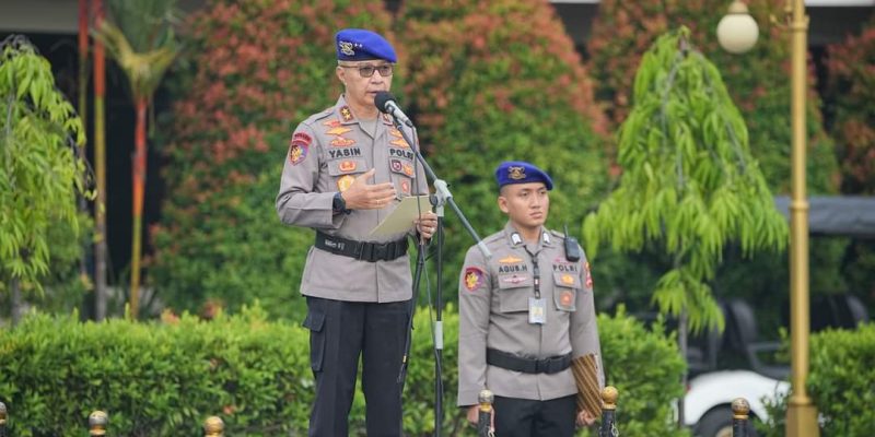 Pimpin Upacara PTDH, Kakorpolairud Baharkam Polri: Wajib Menjaga Etika Moral Dan Perbuatan Sebagai Insan Bhayangkara