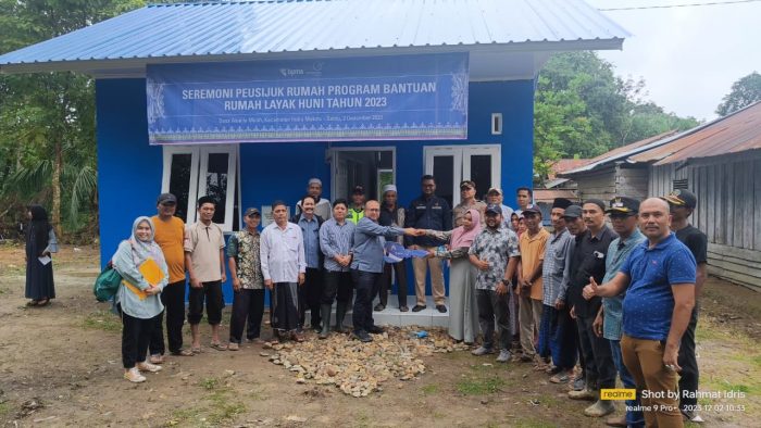 Medco E&P Malaka Rampungkan Pembangunan 31 Unit Rumah Layak Huni  di Aceh Timur