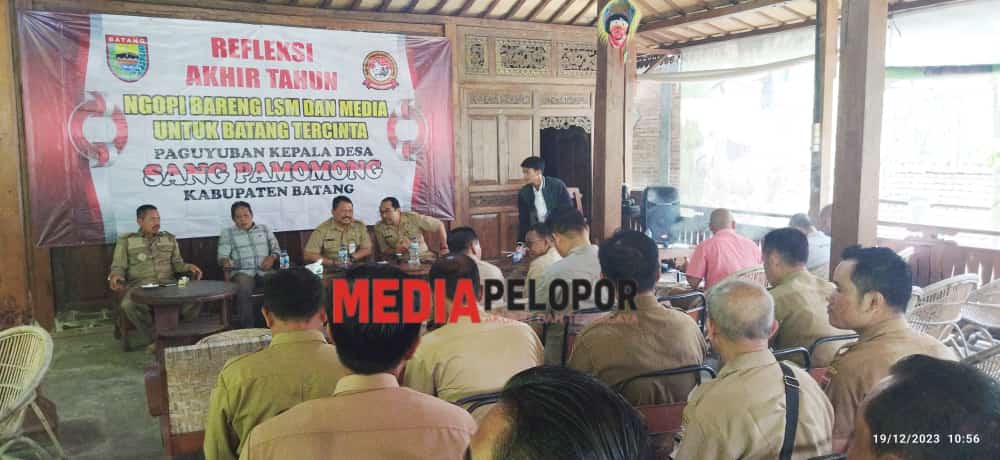 Jelang Akhir Tahun, Paguyuban Kades Sang Pomomong Batang Gelar Ngopi Bareng LSM dan Media